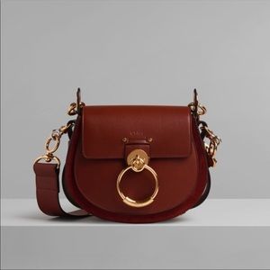 Chloe Small Tess Bag in Brown
